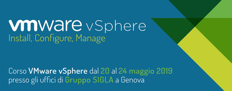 Corso VMware vSphere a Genova